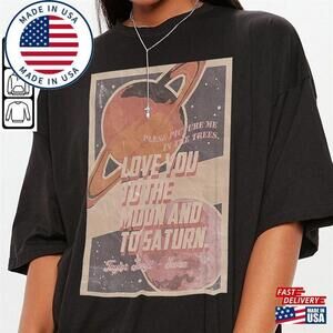 Love You To The Moon T4ylor  Art Shirt Midnights Song Cover  Classic